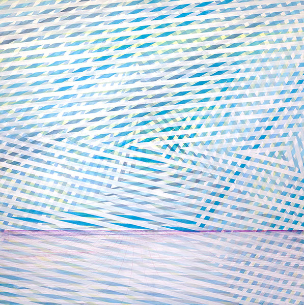180 x 180 cm. Acrylic on canvas
