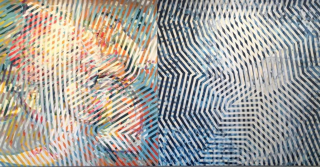 360 x 180 cm. Acrylic on canvas